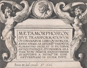 Strona tytułowa do „Metamorfoz” Owidiusza, 1606.