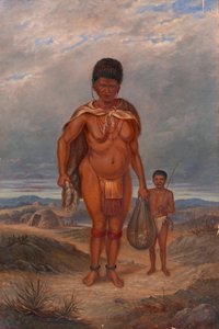 Hottentot Kobieta i Dzieci, ca. 1893.