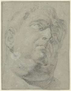 Antyczne rzymskie popiersie z marmuru Presunto Vitellio autorstwa Antonio da Cremona