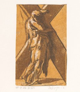 Święty Andrzej Chrystus i dwunastu apostołów (tytuł serii) autorstwa Antonio da Trento (attributed to)