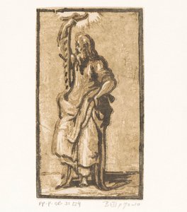 Święty Szymon Chrystus i dwunastu apostołów (tytuł serii) autorstwa Antonio da Trento (attributed to)