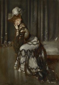 Portret Madame Salvator Malarstwo autorstwa Antonio la Gandary (1861-1917) autorstwa Antonio de la Gandara