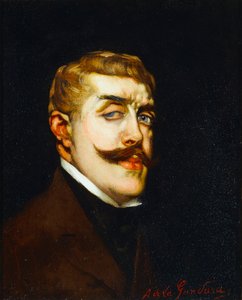 Portret poety Jeana Lorraina 1855-1906, ok. 1906 r. 1900 autorstwa Antonio de la Gandara