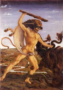 Herkules i Hydra i Herkules i Antaeus