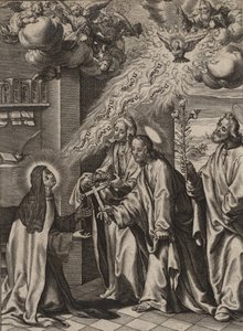 Wizja św. Teresy, 1570-1604.