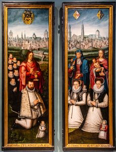 Portrety Juana II Pardo i jego żon Anny Ingenieulandt i Marii Anchemann autorstwa Antoon Claeissens