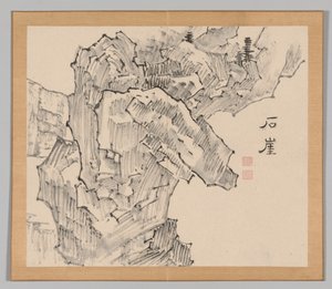 Podwójny Album Studiów Krajobrazowych wg Ikeno Taiga, t. 1 k. XIX, XVIII w. autorstwa Aoki Shukuya
