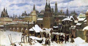 Moskwa w XVII wieku. Most Wszystkich Świętych, 1901