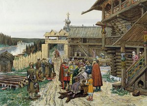 Dwór Feudalnego Księcia Rosyjskiego, 1908.