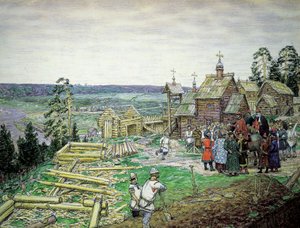 Założenie Kremla Moskiewskiego, 1156