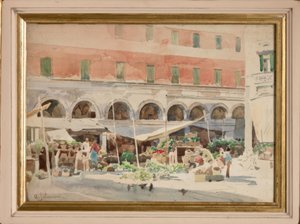 Rynek owoców autorstwa Arcangelo Salvarani