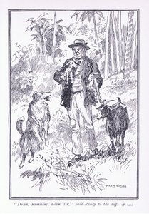 W dół Romulus, w dół, sir, powiedział Gotowy do psa, 1900 autorstwa Archibald Webb