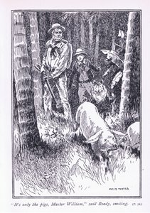 To tylko świnie, mistrz William, powiedział „Gotowe”, 1900 autorstwa Archibald Webb
