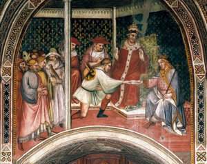 Historia papieża Aleksandra III, fresk Spinello Aretino