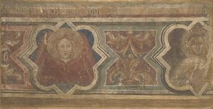 Obramowanie ozdobne, ok. 1390 autorstwa Aretino Spinello