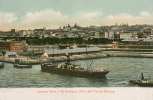 Doki Darsena, Puerto Madero, Buenos Aires, Argentyna (kolorowe zdjęcie)