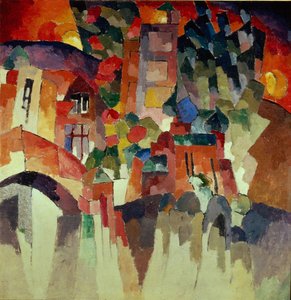 Krajobraz Kisłowodzka z bramami, 1913