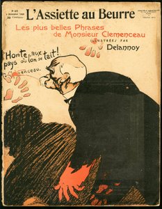 Okładka „”L’Plate au beurre””, numer 401, Satyryczna w kolorach autorstwa Aristide Delannoy