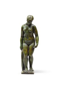 Stojąc przy draperii autorstwa Aristide Maillol
