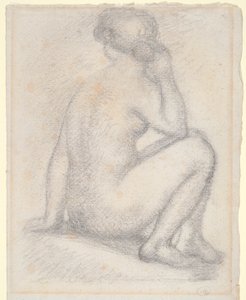 Akt kobiecy, siedzący autorstwa Aristide Maillol