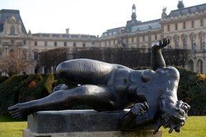 Ogród Tuileries, Aristide Maillol, rzeka autorstwa Aristide Maillol