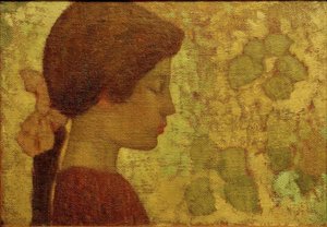 Dziewczyna w profilu autorstwa Aristide Maillol
