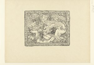 Gobelin z czterema muzykami kobietami w krajobrazie Tapisserie ou koncert champêtre L