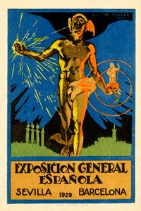 "Exposicion General Espñola" (Hiszpańska Wystawa Ogólna) autorstwa Aristo Tellez