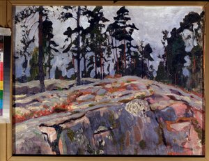 Finlandia. Obraz Arkadiego (Arkady) Aleksandrowicza Ryłowa (1870-1939), olej na płótnie