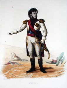 Portret Joachima Murata (ok. 1767-1815), z „Le Plutarque Francais” E. Mennecheta autorstwa Armand (after) Guilleminot