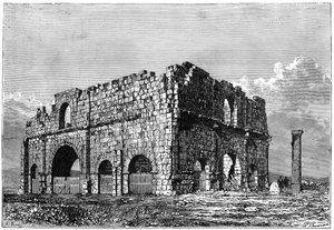 Ruiny Pretorium, Lambaesis, Algieria, c1890