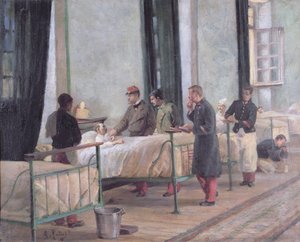 Wizyta w szpitalu w Philippeville w 1880 r.