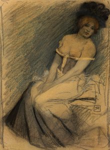 Czekam, 1896. autorstwa Armand Rassenfosse