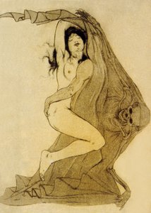 Ilustracja z Les Fleurs du Mal, wiersze Charlesa Baudelaire