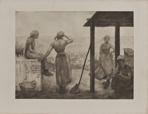 Kobiety Górnicy (druk) autorstwa Armand Rassenfosse