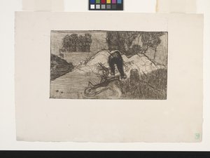 Le Debardeur (The Stevedore) (akwaforta) autorstwa Armand Séguin