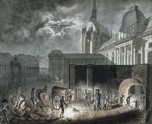 Przekazywanie więźniów do Conciergerie, 26 maja 1804 r. autorstwa Armand de Polignac