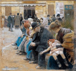 Emigranci – Arnaldo Ferraguti (1862-1925)