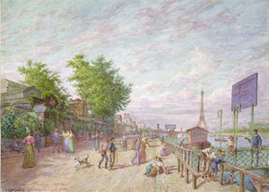 Quai du Point du Jour, Boulogne Billancourt, 1897 autorstwa Arnaud Durbec