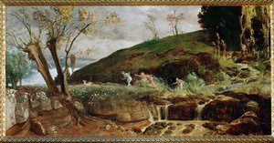 Polowanie Diany (obraz na płótnie) autorstwa Arnold Bocklin