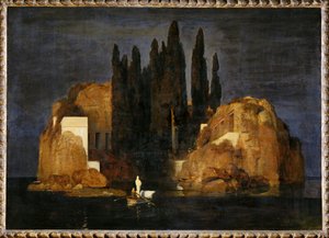 Die Toteninsel - Wyspa umarłych ... (olej na płótnie) autorstwa Arnold Böcklin
