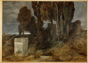 Heiligtum des Herakles - Sanktuarium Herkulesa ... (obraz na płótnie) autorstwa Arnold Böcklin