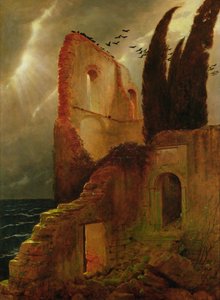 Ruiny nad morzem autorstwa Arnold Böcklin