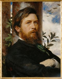 Autoportret (obraz na płótnie) autorstwa Arnold Bocklin