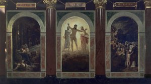 Fertur lux in tenebras (Projekt dla Śląskiego Muzeum Sztuk Pięknych we Wrocławiu) autorstwa Arnold Böcklin