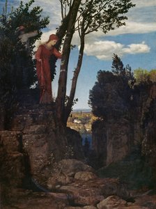Krajobraz charakterystyczny dla okolic Florencji autorstwa Arnold Böcklin