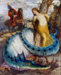 Ruggiero i Angelica autorstwa Arnold Böcklin