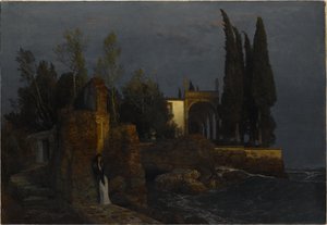 Willa nad morzem autorstwa Arnold Böcklin