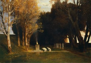 Święty gaj autorstwa Arnold Böcklin