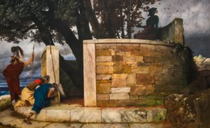 Sanktuarium Herkulesa autorstwa Arnold Böcklin